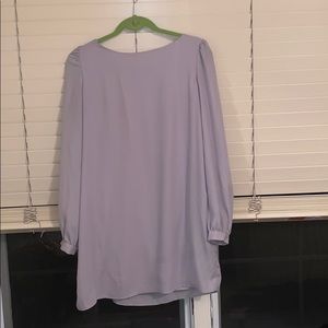 Purple long sleeve dress